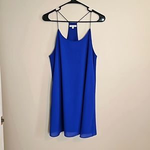 Mini dress with sling back